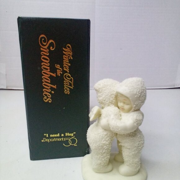 Department 56 Winter Tales Snowbabies I need A Hug Figurine Christmas - Picture 2 of 12